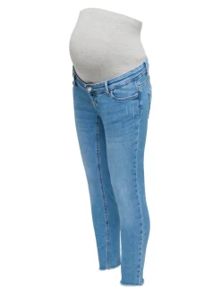 OLMBLUSH Mittlere Taille Skinny Fit Knöchellang Jeans