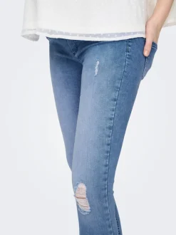 OLMBLUSH Mittlere Taille Skinny Fit Knöchellang Jeans