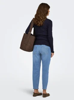 OLMCATWALK Hohe Taille Hohe Taille Knöchellang Jeans