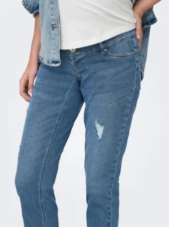 OLMCATWALK Hohe Taille Hohe Taille Knöchellang Jeans