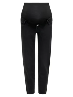 OLMCATWALK Hohe Taille Verjüngter Slim Fit Knöchellang Jeans