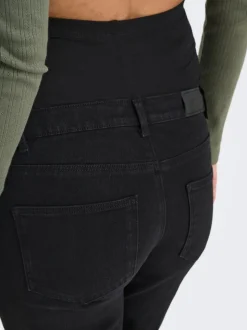 OLMCATWALK Hohe Taille Verjüngter Slim Fit Knöchellang Jeans