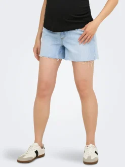 OLMGABI Mittlere Taille Normal geschnitten Jeans-Shorts