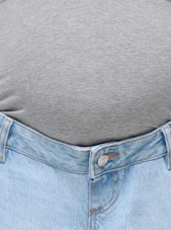 OLMGABI Mittlere Taille Normal geschnitten Jeans-Shorts