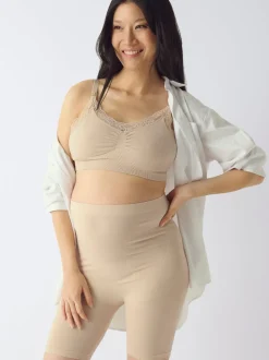 OLMHOPE Hohe Taille Normal geschnitten Nahtlose Shorts