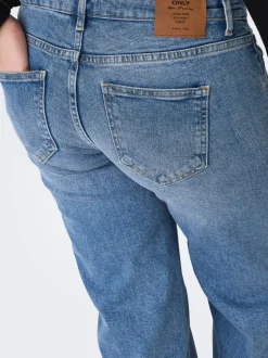 OLMJUICY Hohe Taille Gerade geschnitten Jeans