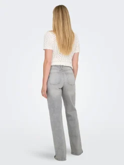 OLMJUICY Hohe Taille Weiter Beinschnitt Jeans