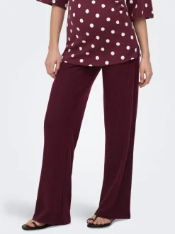 OLMLOLA Normal geschnitten Hose mit weitem Beinschnitt