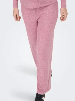 OLMLOLA Normal geschnitten Hose mit weitem Beinschnitt
