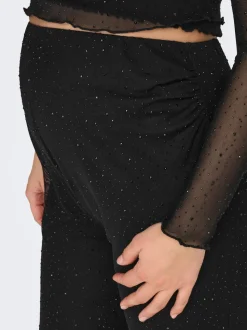 OLMLOURA Weiter Beinschnitt Hose mit weitem Beinschnitt
