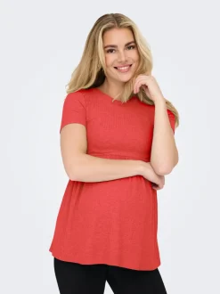 OLMMALAYA Top mit Schößchen