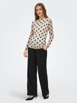 OLMMANIA Normal geschnitten Hose mit weitem Beinschnitt