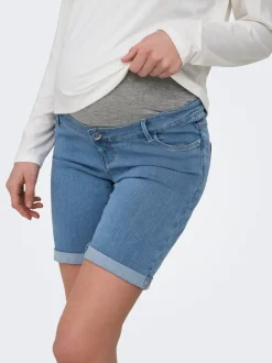 OLMRAIN Eng anliegend Jeans-Shorts