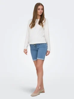 OLMRAIN Eng anliegend Jeans-Shorts