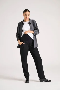 OLMSANIA Normal geschnitten Hose mit weitem Beinschnitt