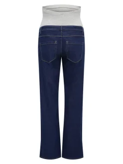 OLMSNOW Hohe Taille Weiter Beinschnitt Jeans