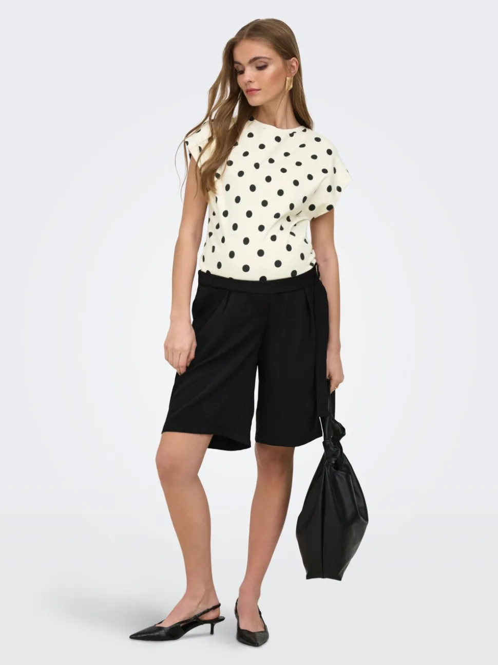 OLMVICTORIA Hohe Taille Normal geschnitten Shorts