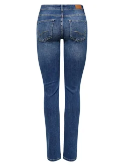 ONLALICIA Mittlere Taille Gerade geschnitten Jeans