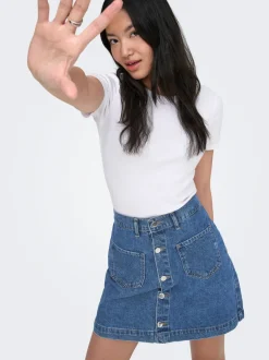 ONLAMAZING Denim Jeansrock Kurzer Rock