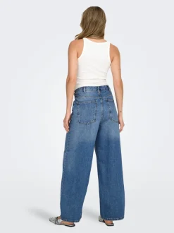 ONLAMBER Niedrige Taille Baggy Fit Jeans
