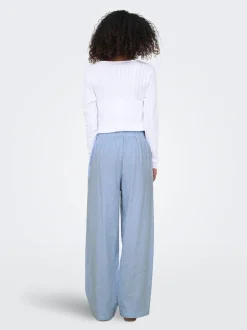 ONLAUGUSTA Normal geschnitten Hose mit weitem Beinschnitt