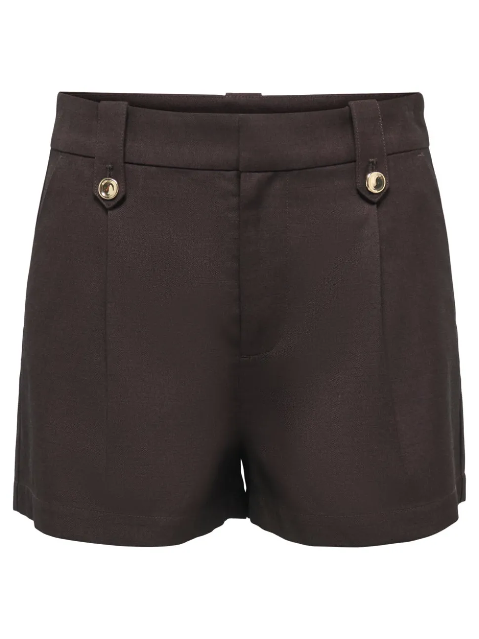 ONLBAIA Hohe Taille Normal geschnitten Leinen Lässige Shorts