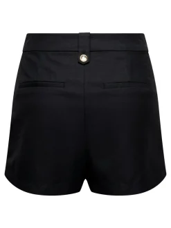ONLBAIA Hohe Taille Normal geschnitten Leinen Lässige Shorts