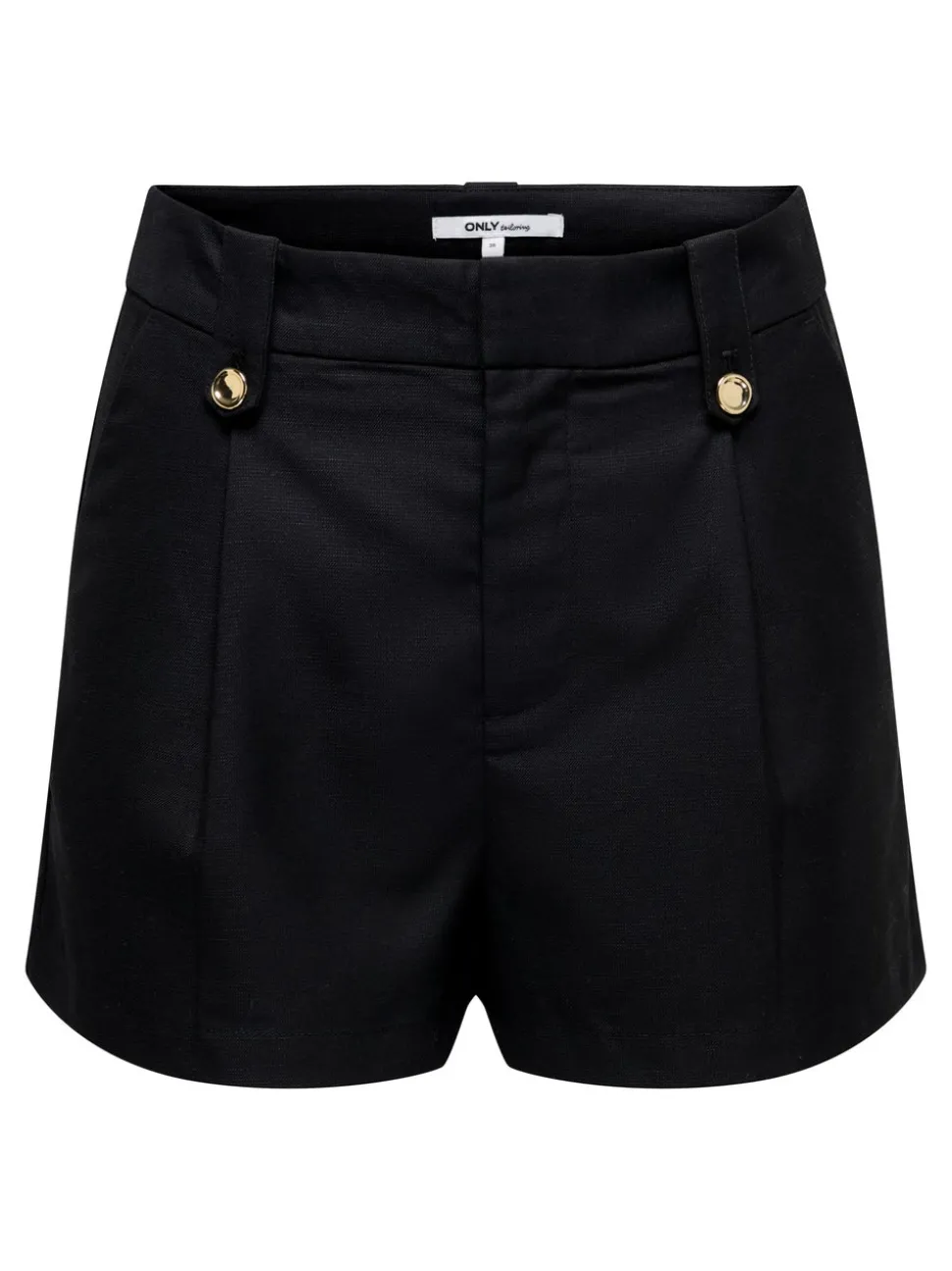 ONLBAIA Hohe Taille Normal geschnitten Leinen Lässige Shorts