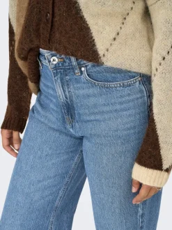 ONLBAILEY Hohe Taille Weiter Beinschnitt Jeans
