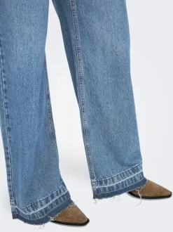 ONLBAILEY Hohe Taille Weiter Beinschnitt Jeans