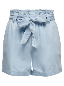ONLBEA Hohe Taille Normal geschnitten Jeans-Shorts