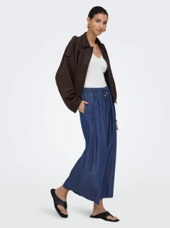 ONLBEA Hohe Taille Weiter Beinschnitt Jeans