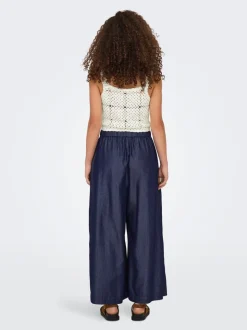 ONLBEA Hohe Taille Weiter Beinschnitt Knöchellang Jeans