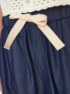 ONLBEA Hohe Taille Weiter Beinschnitt Knöchellang Jeans
