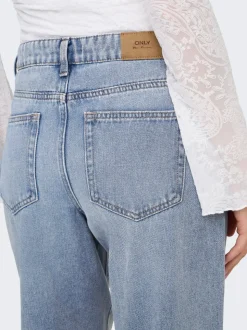 ONLBLISS Mittlere Taille Weiter Beinschnitt Jeans