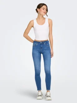 ONLBLUSH Mittlere Taille Skinny Fit Knöchellang Jeans