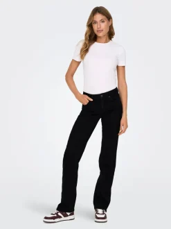 ONLBLUSH Mittlere Taille Gerade geschnitten Jeans