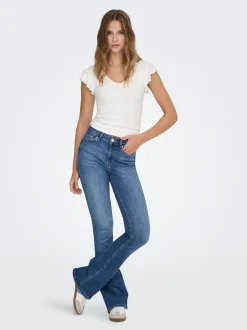 ONLBLUSH Mittlere Taille Flared Jeans