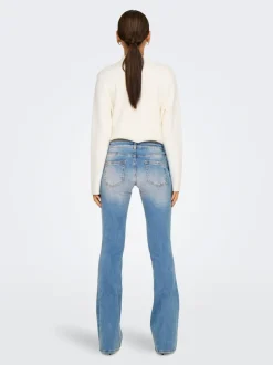 ONLBLUSH Niedrige Taille Flared Jeans