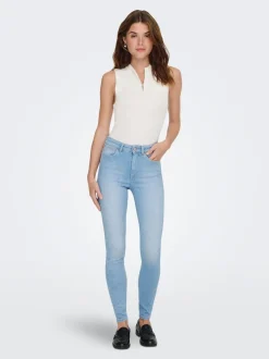 ONLBLUSH Hohe Taille Skinny Fit Jeans