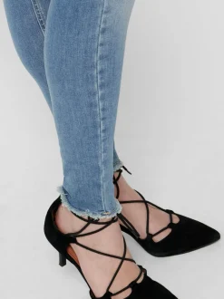 ONLBLUSH Mid Rise Skinny Fit Knöchellang Jeans
