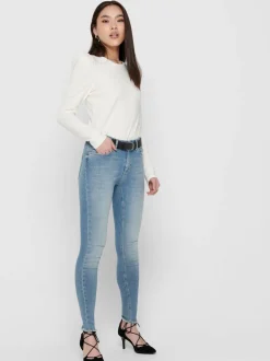 ONLBLUSH Mid Rise Skinny Fit Knöchellang Jeans