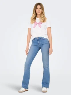 ONLBLUSH Mittlere Taille Flared Jeans