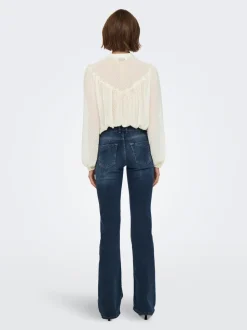 ONLBLUSH Mittlere Taille Flared Jeans