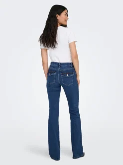 ONLBLUSH Mittlere Taille Flared Jeans