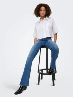 ONLBLUSH Mittlere Taille Flared Jeans
