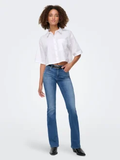 ONLBLUSH Mittlere Taille Flared Jeans