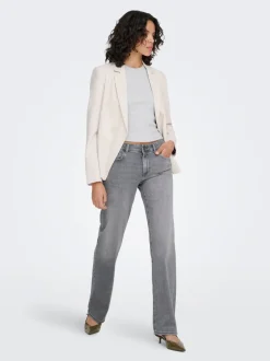 ONLBLUSH Mittlere Taille Gerade geschnitten Jeans
