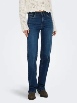 ONLBLUSH Mittlere Taille Gerade geschnitten Jeans