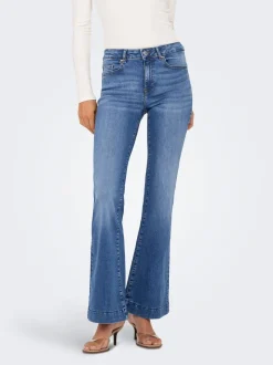 ONLBLUSH Mittlere Taille Retro-Fit, ausgestellt Jeans